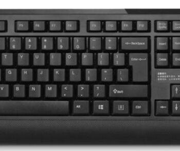 DeLUX USB Computer Desktop Notebook Home Office Game Waterproof Keyboard