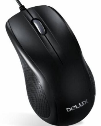 DeLUX Large Photoelectric Wired Silent Mouse USB Desktop Notebook Office Home Internet Cafes Games