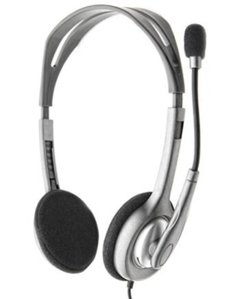Logitech 981-000588 Stereo Headset H111 Silver Single 3.5MM Jack